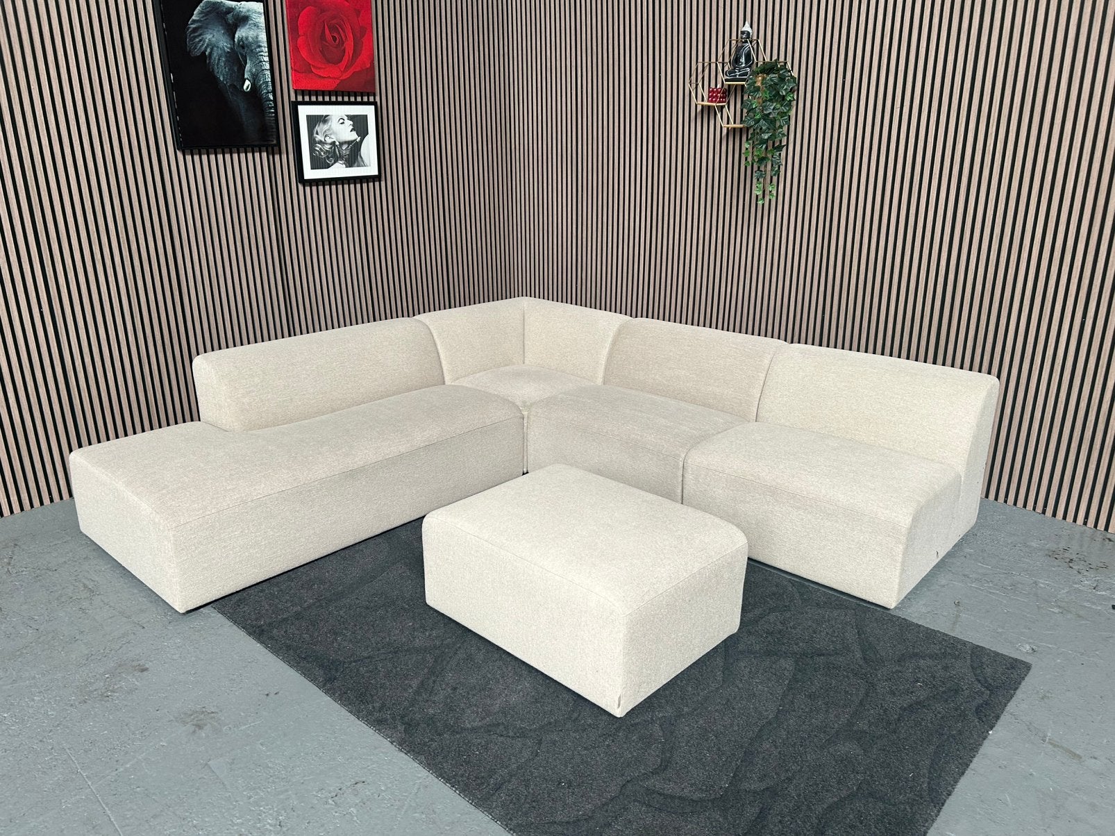 GRATIS LEVERING BySidde Finn Hoekbank 269X263 GEREINIGD