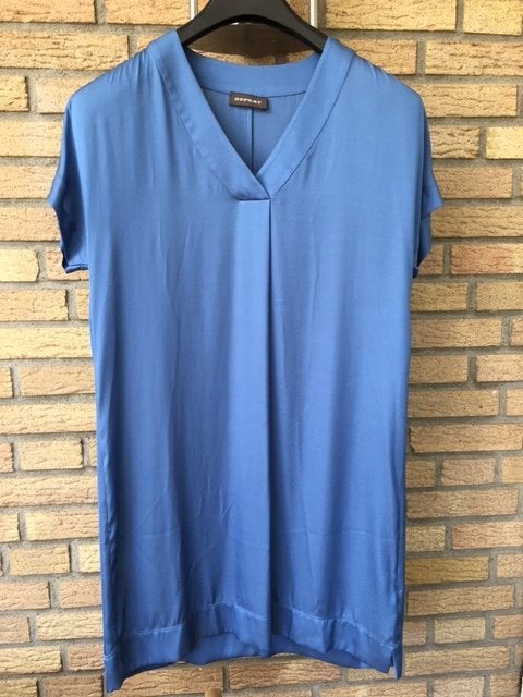 REPEAT losvallende jurk 34 - 36 in 68% zijde en 25% viscose, Repeat, Nieuw, Maat 34 (XS) of kleiner, Boven de knie