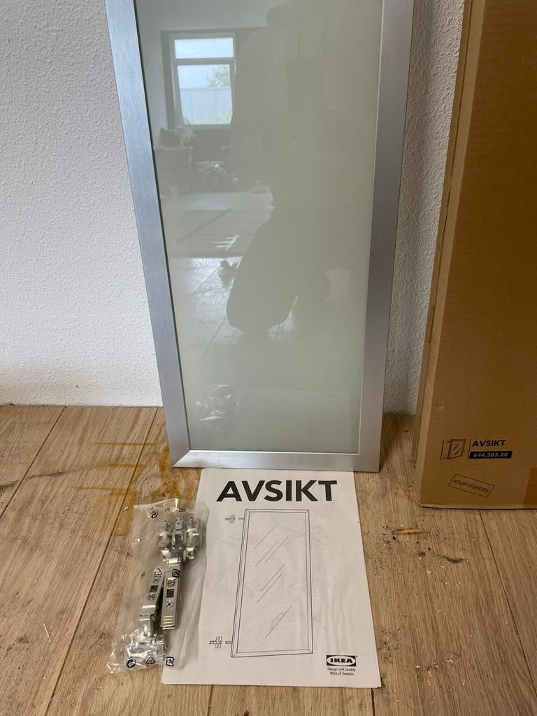 4x Ikea glazen deurtje type Avsikt NIEUW, Minder dan 80 cm, 80 tot 120 cm, Nieuw, Ophalen of Verzenden