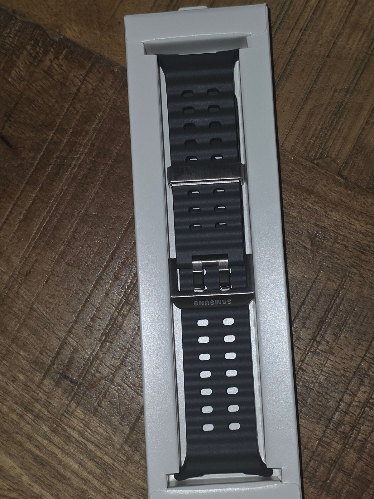 Nw bandje samsung watch Galaxy ultra, Sieraden, Tassen en Uiterlijk, Smartwatches, Ophalen of Verzenden, Nieuw, Zwart, Android