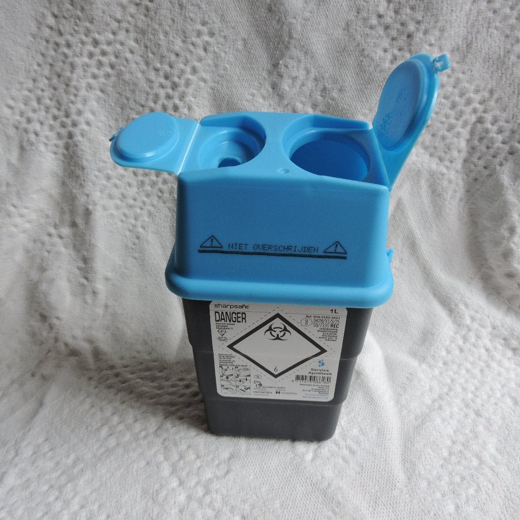 Sharpsafe naaldcontainer 1L nieuw, Ophalen of Verzenden, Nieuw