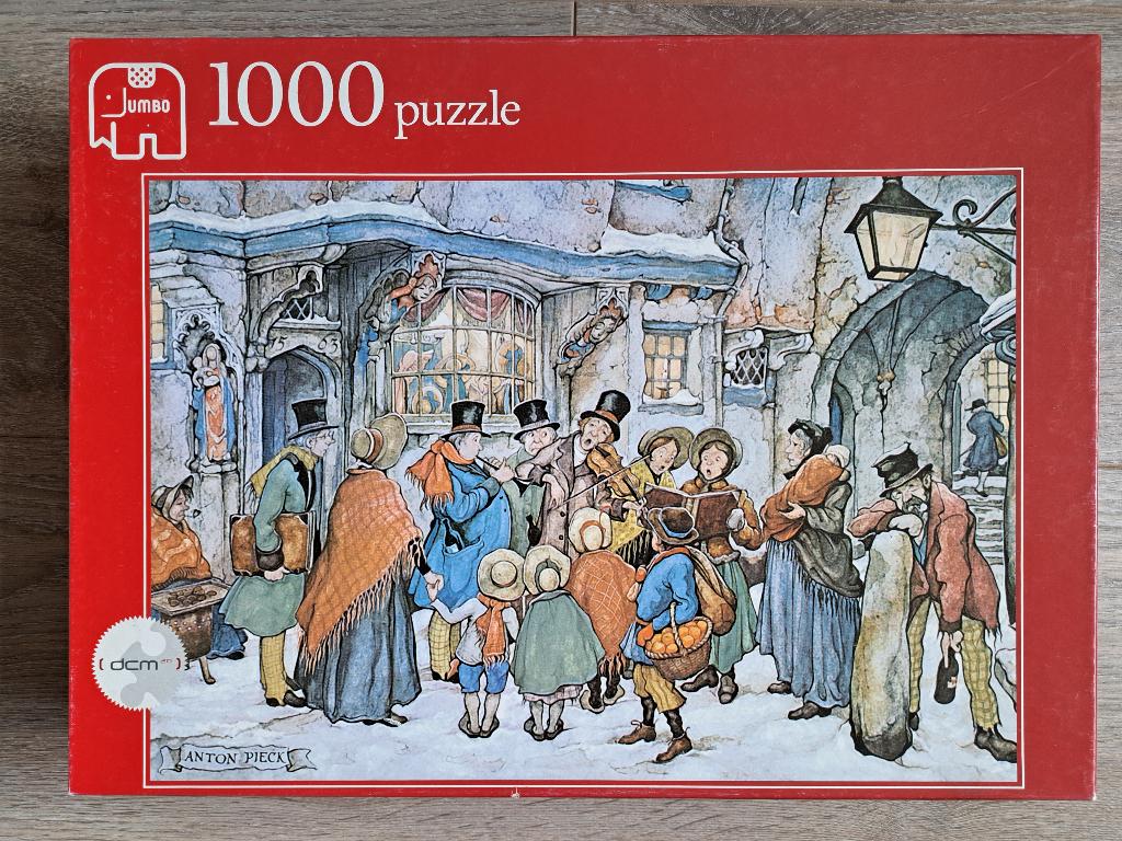 Puzzel Anton Pieck, Ophalen, 500 t/m 1500 stukjes, Zo goed als nieuw, Legpuzzel