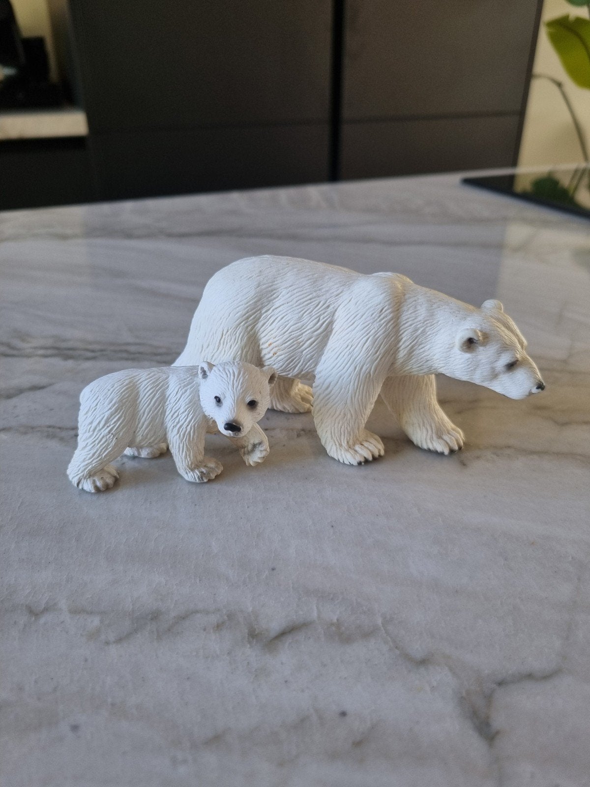 Schleich, IJsberen set, Verzamelen, Ophalen of Verzenden, Gebruikt, Wild dier, Beeldje of Figuurtje