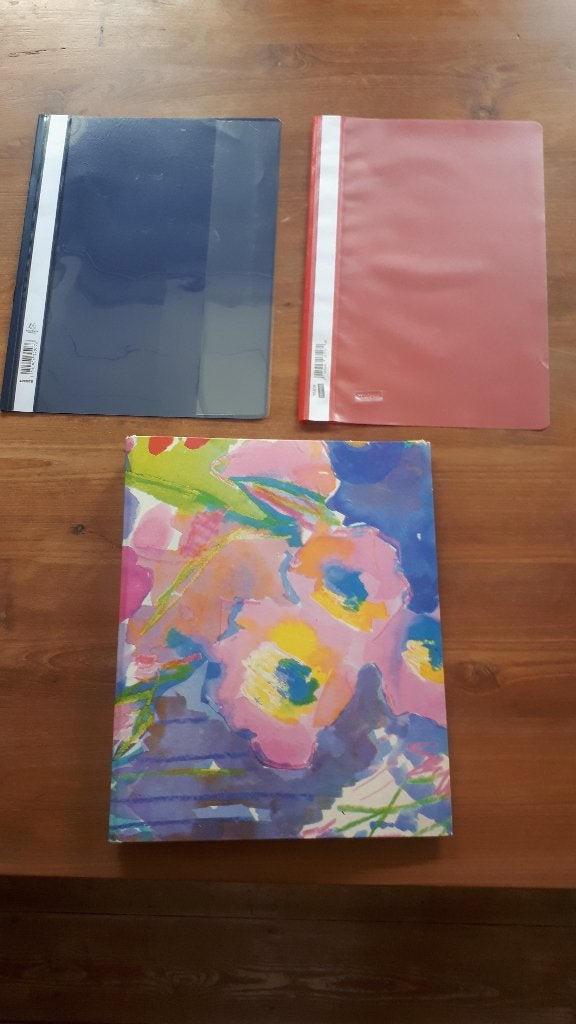 GRATIS OP TE HALEN: 3 mappen, Diversen, Schoolbenodigdheden, Gebruikt, Ophalen