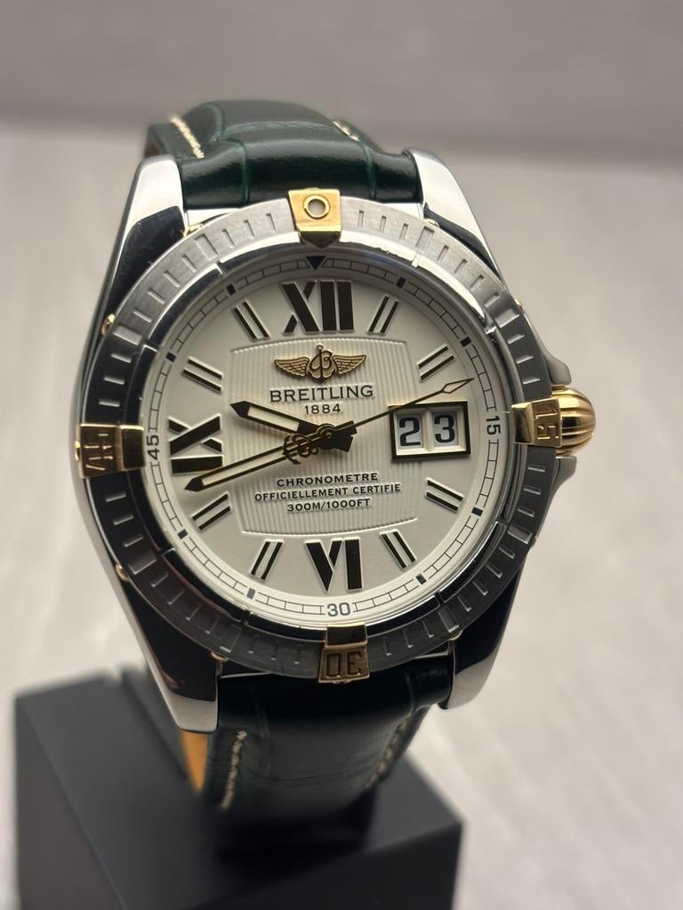 Breitling Cockpit Big Date, Ophalen of Verzenden, Zo goed als nieuw, Staal, Overige merken