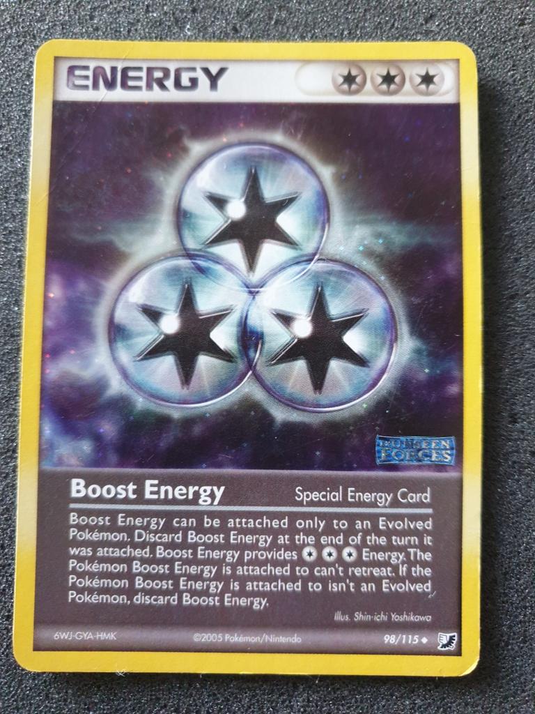 Pokémon kaart Boost Energy #98 EX Unseen Forces, Ophalen of Verzenden, Gebruikt, Losse kaart