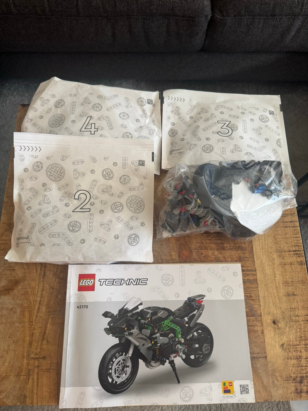 LEGO Technic 42170 – Kawasaki Ninja H2R, Ophalen, Lego, Nieuw, Inclusief instructies