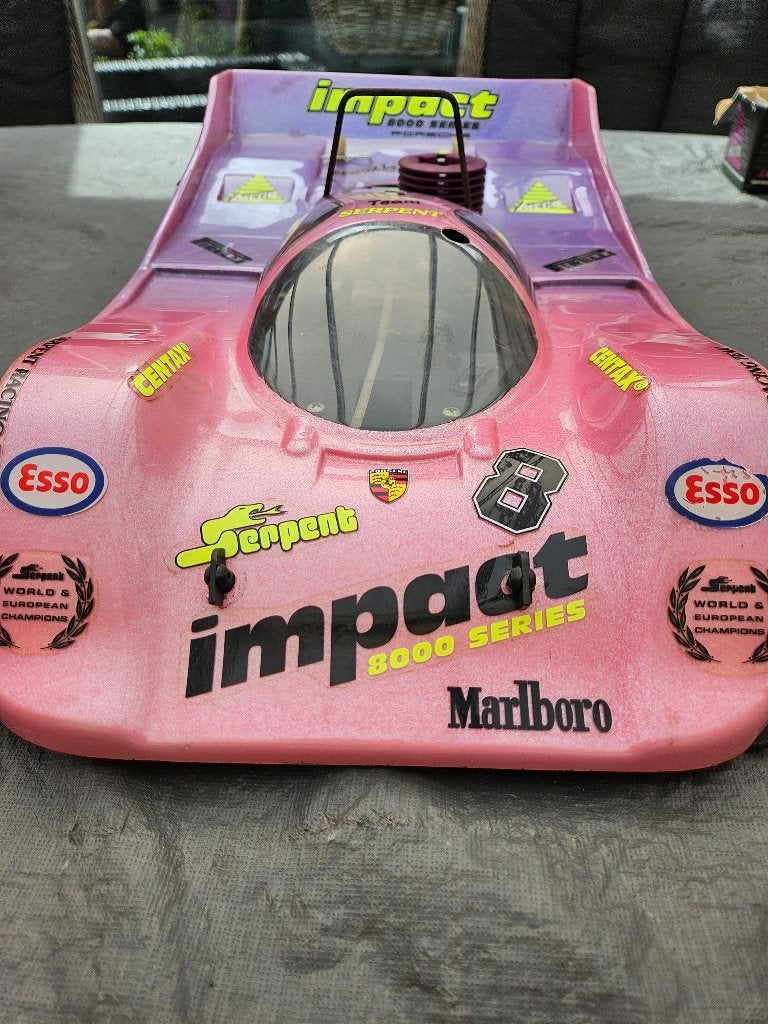 Vintage Serpent Impact 8000 serie 1/10 nitro, Hobby en Vrije tijd, Gebruikt, Auto offroad, Ophalen of Verzenden, Schaal 1:10