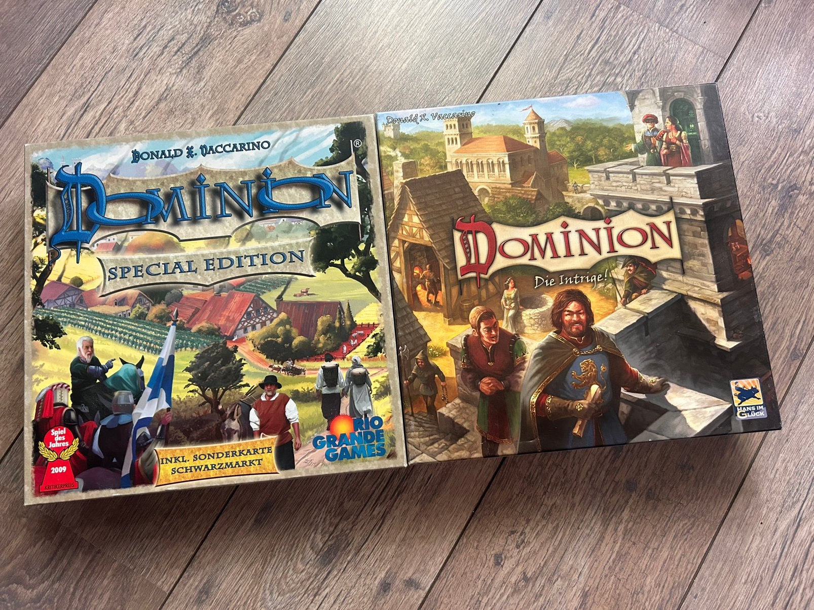 Dominion twee bordspellen (Duitse editie!), Hobby en Vrije tijd, Gezelschapsspellen | Bordspellen, Ophalen of Verzenden, Zo goed als nieuw