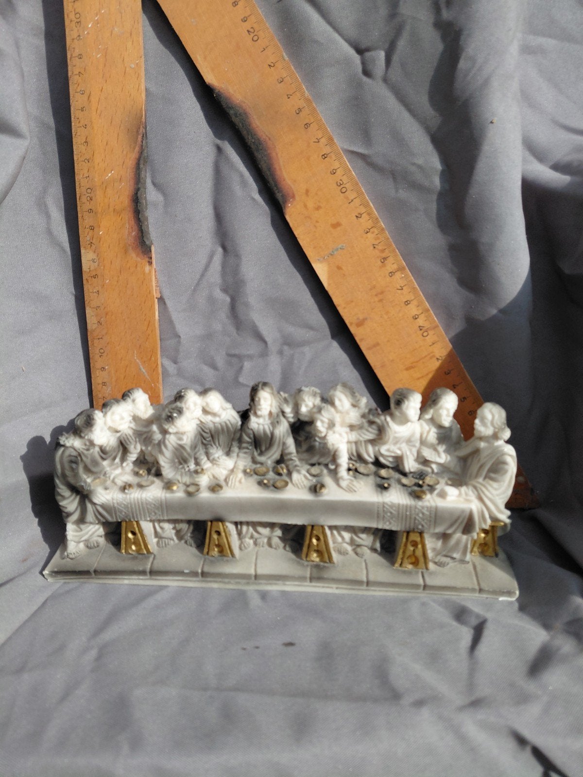 Het Laatste Avondmaal Beeldje - Religieuze Decoratie, Ophalen of Verzenden