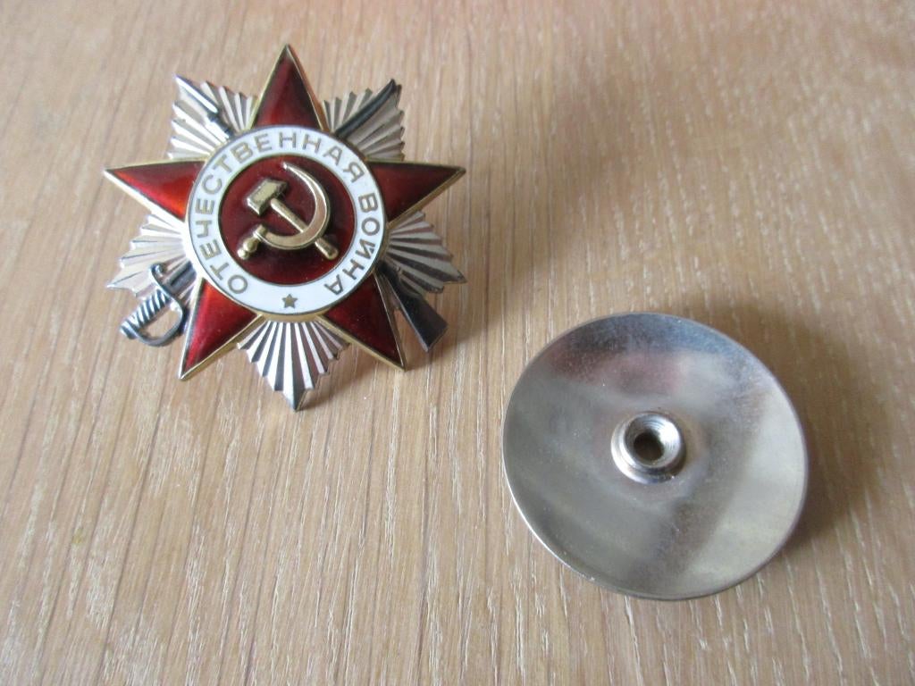 russische medaille, Verzamelen, Militaria | Tweede Wereldoorlog, Ophalen of Verzenden, Overige gebieden, Lintje, Medaille of Wings