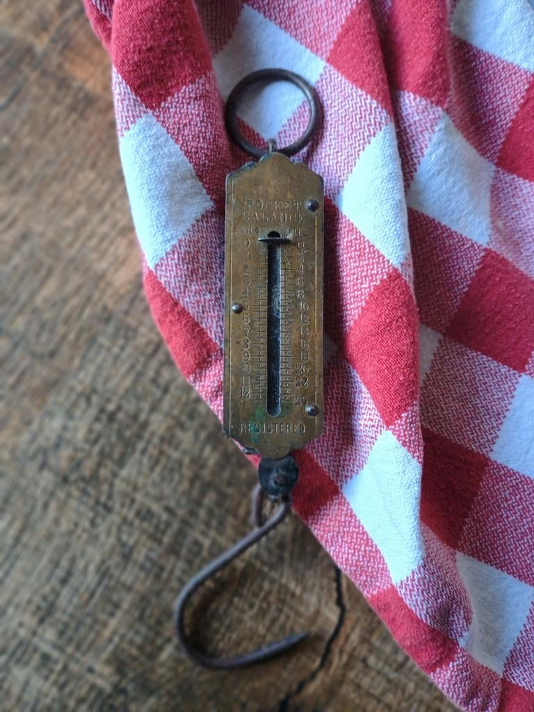 Oude brocante weeghaak, Ophalen of Verzenden