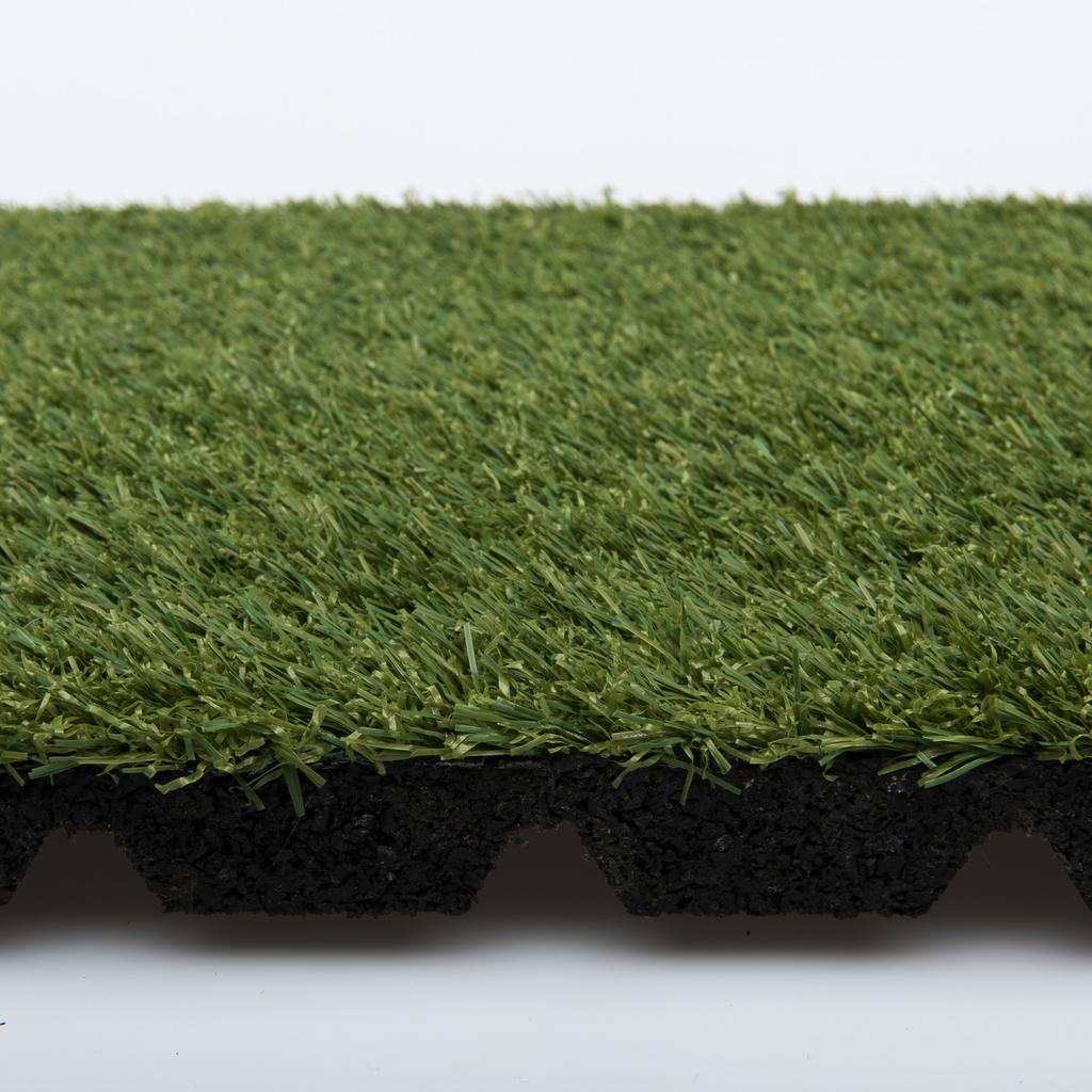 Rubber Kunstgras Tegels!  100 x 100 x 2.5cm, Tuin en Terras, Tegels en Klinkers, Stuntgras, Rubber, Nieuw, Ophalen of Verzenden