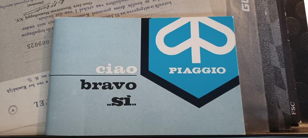 Piaggio Ciao bravo boekje, Fietsen en Brommers, Ophalen of Verzenden, Nieuw