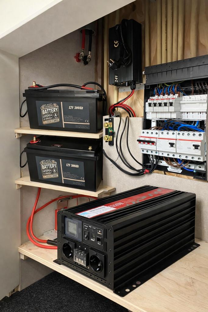 Krachtige LiFePO4 lithium accu’s 12V 300Ah met ingeb Bluetoo, Ophalen of Verzenden, Nieuw