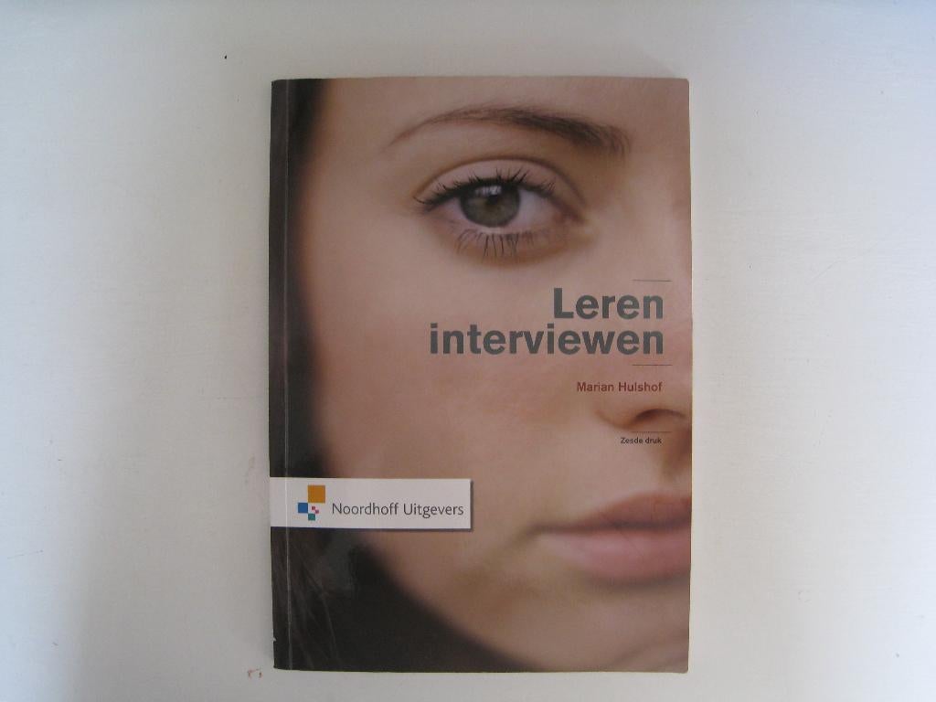 Leren interviewen, Boeken, Gelezen, Marian Hulshof , Beta, HBO