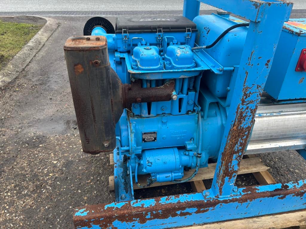 17 KVA aggregaat 230/400 Volt Hatz diesel generator, Ophalen, Gebruikt, Elektrisch startend, Dieselolie