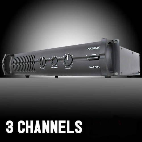 Max Gear 3 kanaals versterker, Audio, Tv en Foto, Versterkers en Receivers, Zo goed als nieuw, Overige systemen, 120 watt of meer
