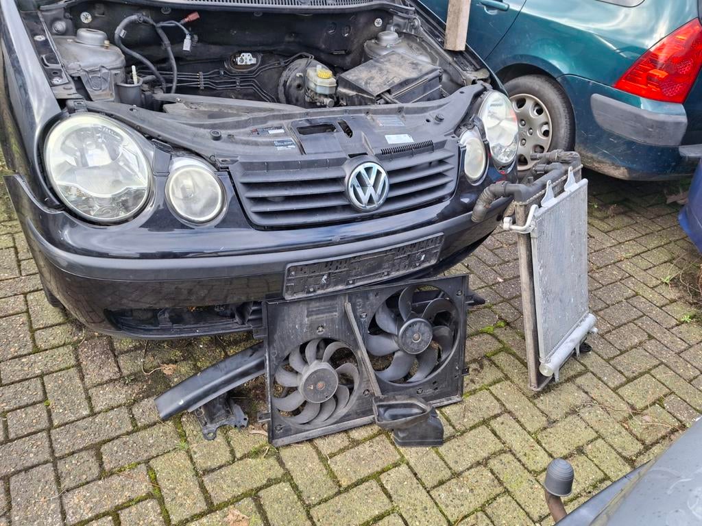 Vw polo 2002-2009 zwart lc9z  ld7w en  la7w alle onderdelen, Auto-onderdelen, Ophalen, Voor, Bumper