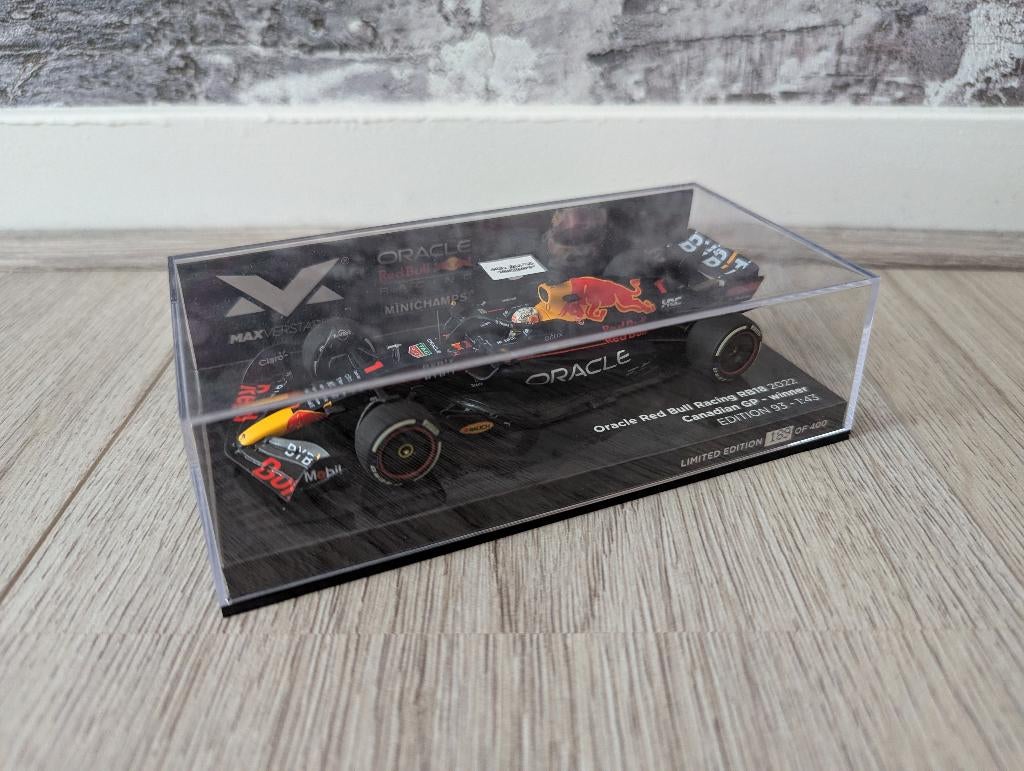 Max Verstappen: RB18 Canadian GP’22 - 1:43 - Editie 93, Ophalen of Verzenden, Nieuw, Auto, MiniChamps