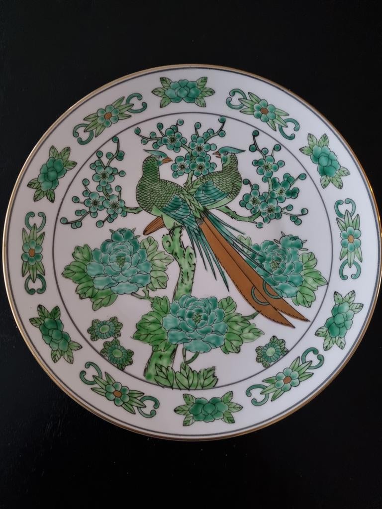 Gold Imari, decoratief bord, Antiek en Kunst, Ophalen of Verzenden