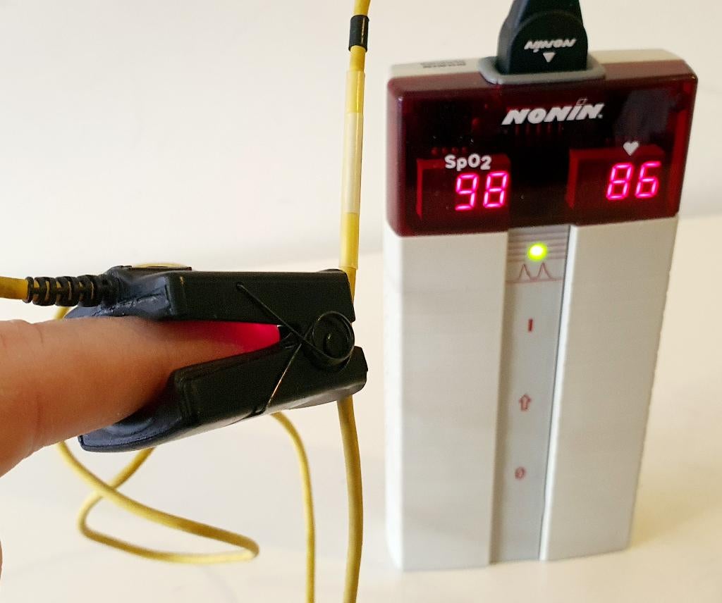 Professionele KL Nonin 8500 Pulsoxymeter Hartslagmeter, Verzenden, Gebruikt