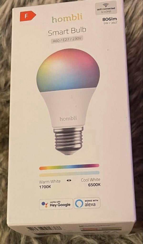 Hombli Smart Lamp - Nieuw in doos, Ophalen, Led-lamp, Minder dan 30 watt, Nieuw