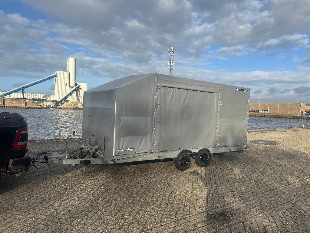 Brian james kanteltrailer huif 3500kg, Auto diversen, Aanhangers en Bagagewagens, Ophalen, Gebruikt