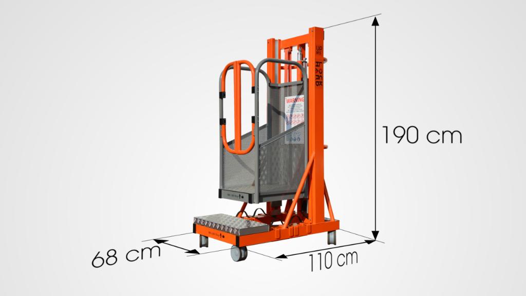 Hoogwerker Up Lift 5 120-200 KG werkhoogte 5 meter, Zakelijke goederen, Machines en Bouw | Liften, Steigers en Ladders, Ophalen of Verzenden