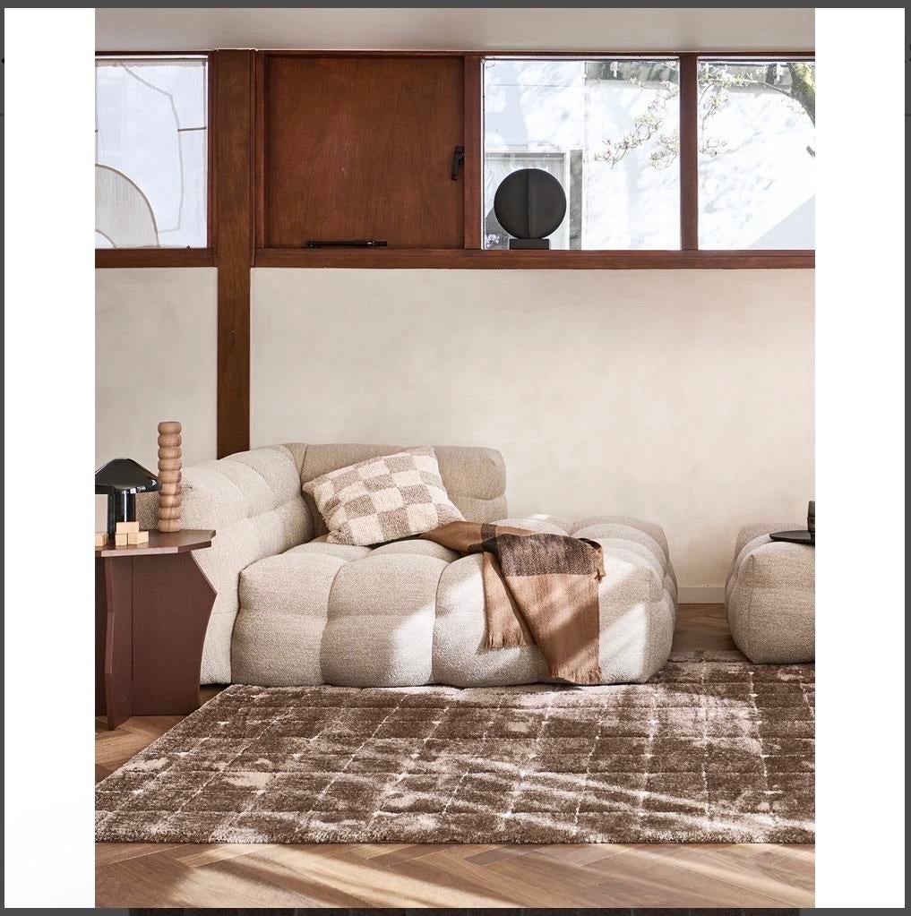 Nieuw vtwonen Blocks vloerkleed - Warm Brown 200x290, Ophalen, Bruin, Nieuw, 200 cm of meer