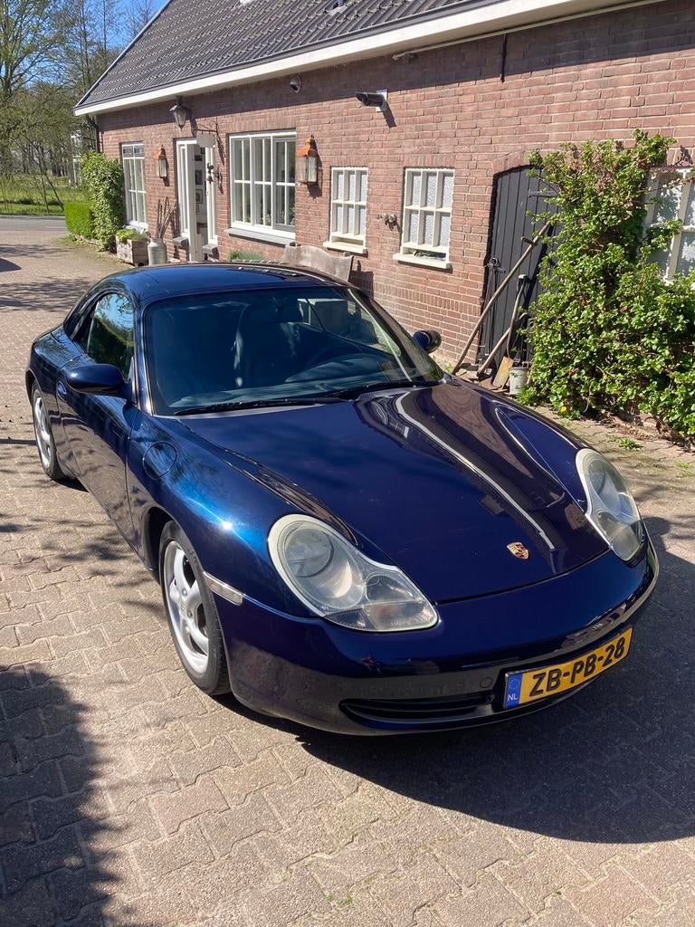 Porsche 911 3.4 Carrera Cabriolet AUT 1999 Blauw, Automaat, Achterwielaandrijving, Cabriolet, 1415 kg