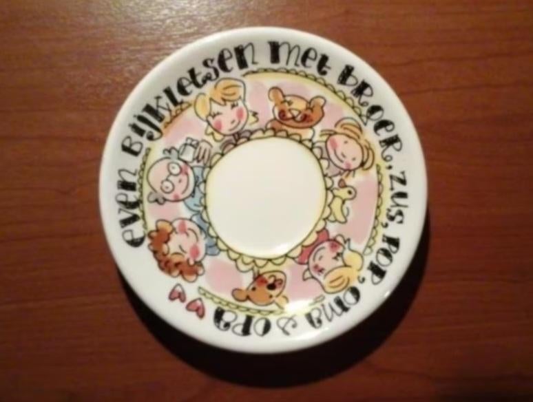 Servies BLOND, schoteltje even bijkletsen met.....nieuw!, Ophalen, Blond Amsterdam, Nieuw, Kop(pen) en/of Schotel(s)