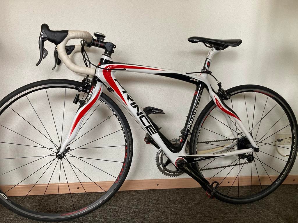 Pinarello Prince racefiets - Campagnolo Record, Fietsen en Brommers, Overige merken, 28 inch, Gebruikt, Carbon