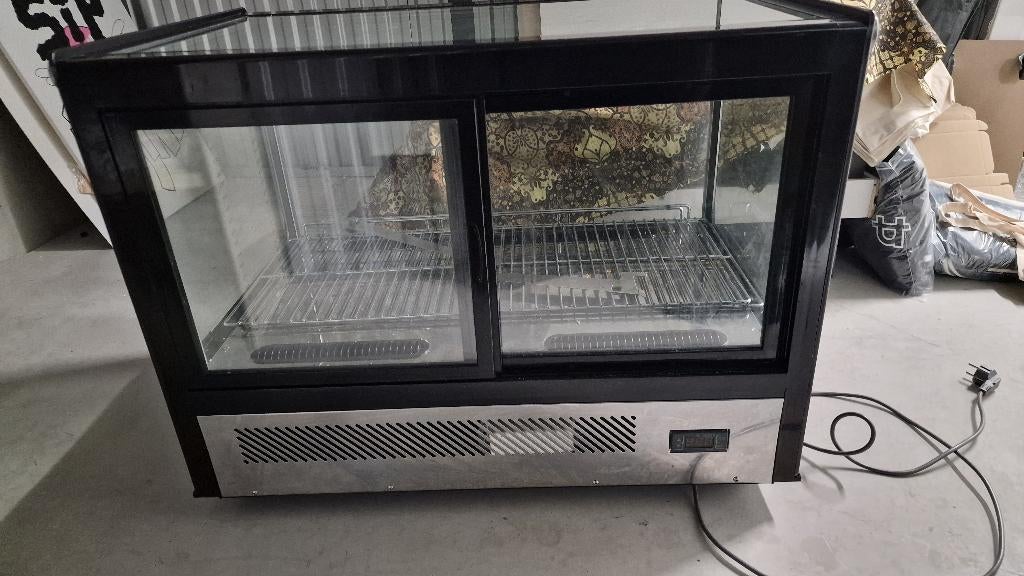GGM gastro koelvitrine 160 l - hoekig, Ophalen, Gebruikt, Koelen en Vriezen