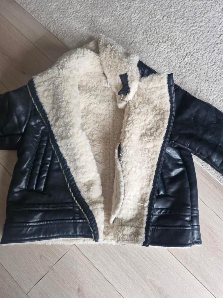 Jack in aviatorstijl, H&M, Zwart, Maat 42/44 (L), Nieuw