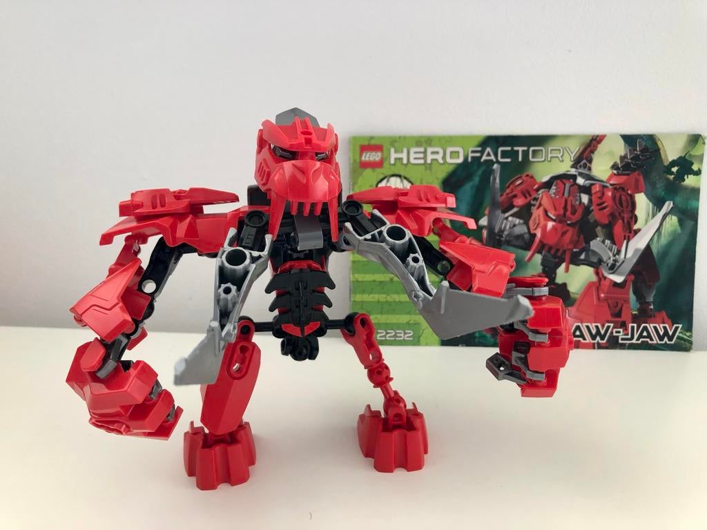 Lego Hero Factory Raw Jaw 2232, Ophalen of Verzenden, Zo goed als nieuw, Complete set, Lego