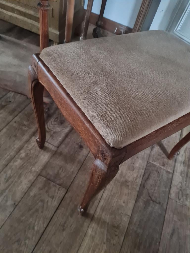 Vintage voetenbankje Queen Ann, Heikant 21 Kaatsheuvel, Minder dan 50 cm, Belle Vieille Brocante, Minder dan 50 cm