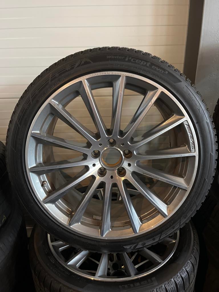Mercedes S klasse winterset origineel, Gebruikt, 255 mm, Banden en Velgen, Winterbanden
