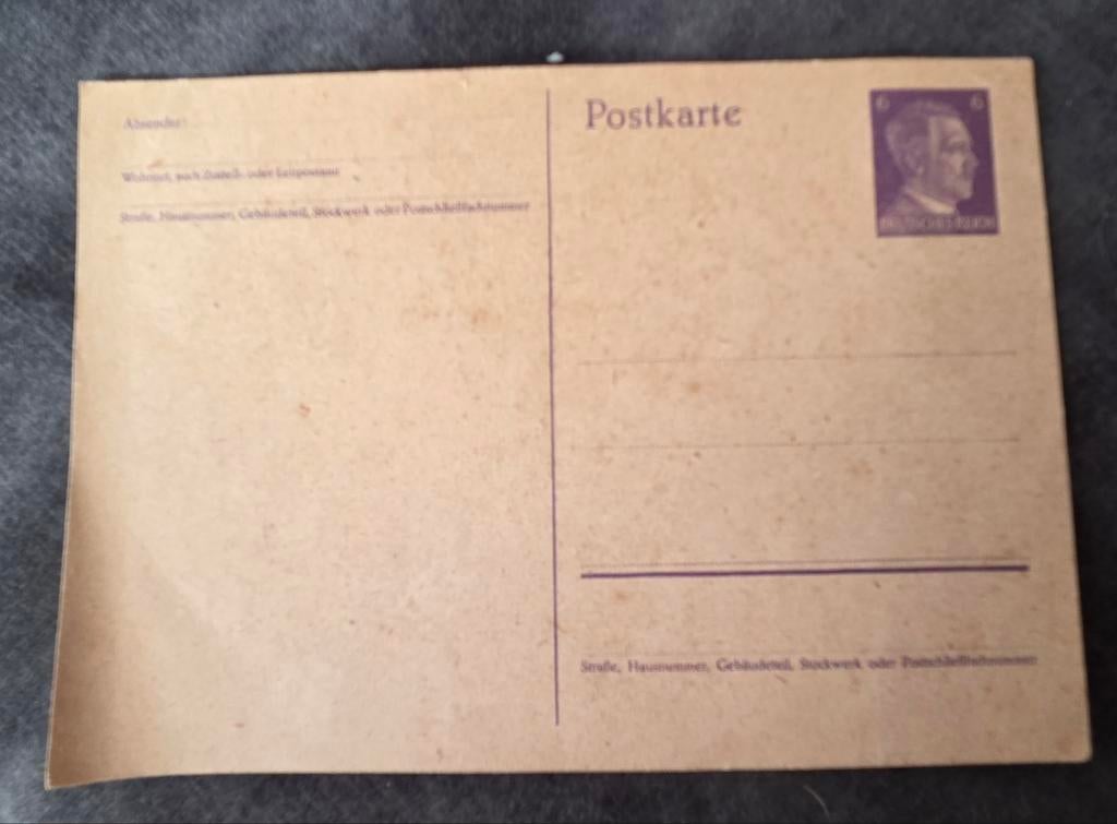 Duitse propaganda-briefkaart - Periode Derde Rijk (1941), Verzamelen, Verzenden, 1940 tot 1960, Ongelopen, Overige thema's