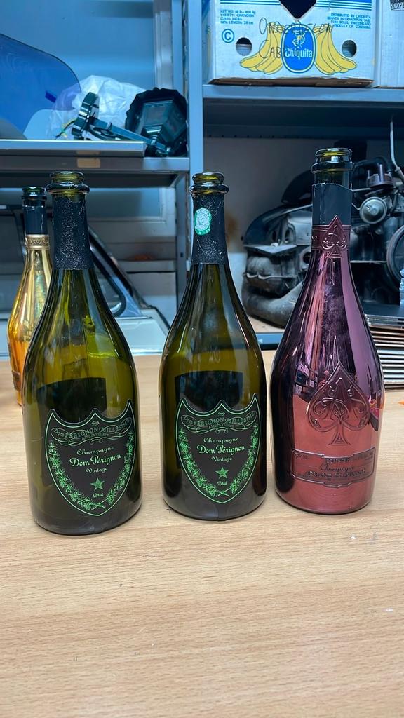 Dom Perignon & Armand de Brignac Champagne, Frankrijk, Ophalen of Verzenden, Vol, Champagne