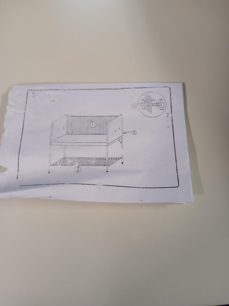 Keukenblokje waar een driepits fornuis op kan staan., Caravans en Kamperen, Ophalen of Verzenden, Gebruikt