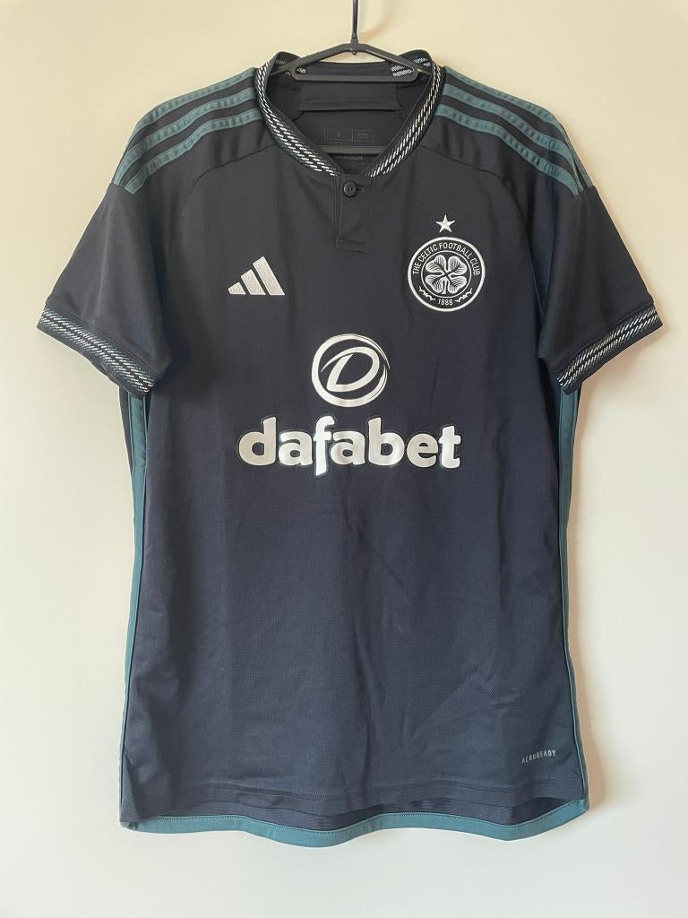 Celtic FC Adidas Voetbalshirt maat S 23/24 Away, Zwart, Ophalen of Verzenden, Zo goed als nieuw, Adidas