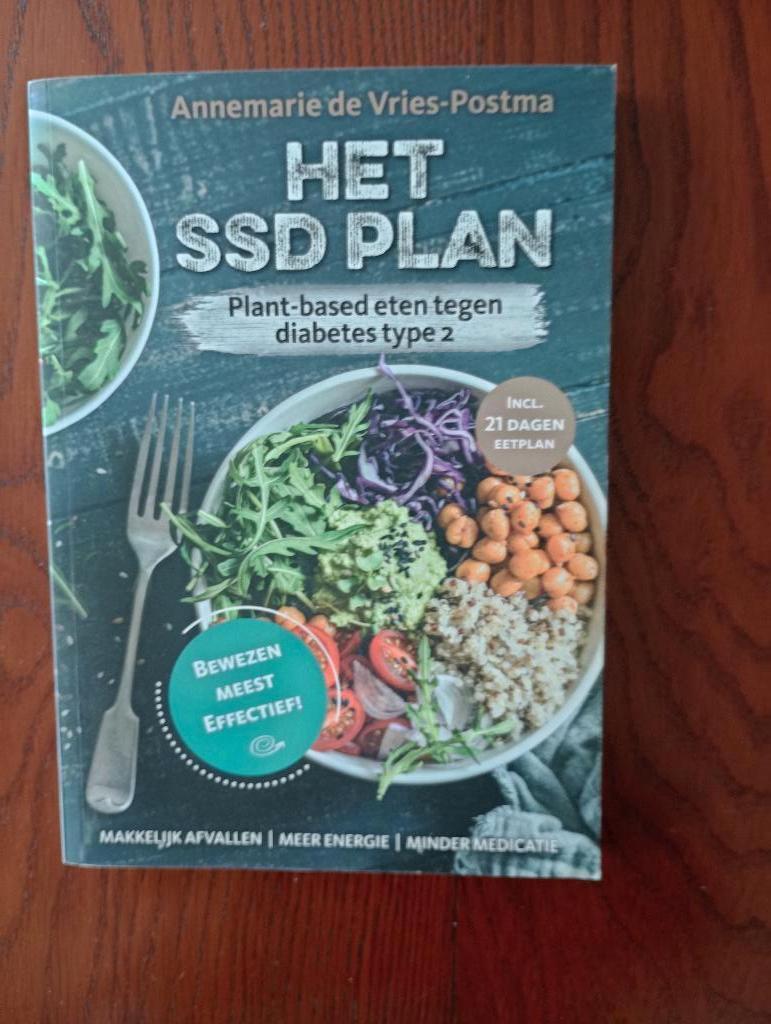 Het SSD Plan Plant-based eten tegen diabetes type 2, Annemarie de Vries-Postma, Dieet en Voeding, Nieuw, Ophalen of Verzenden