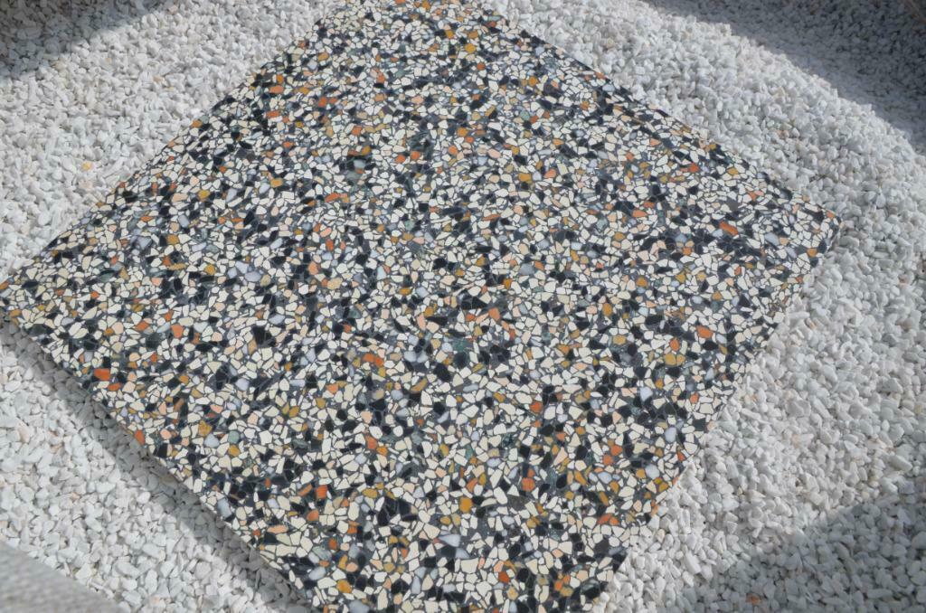 Terrazzo tegels 40x40 cm Copenhagen granito vloertegels, Ophalen, 40 tot 60 cm, Nieuw, 10 m² of meer