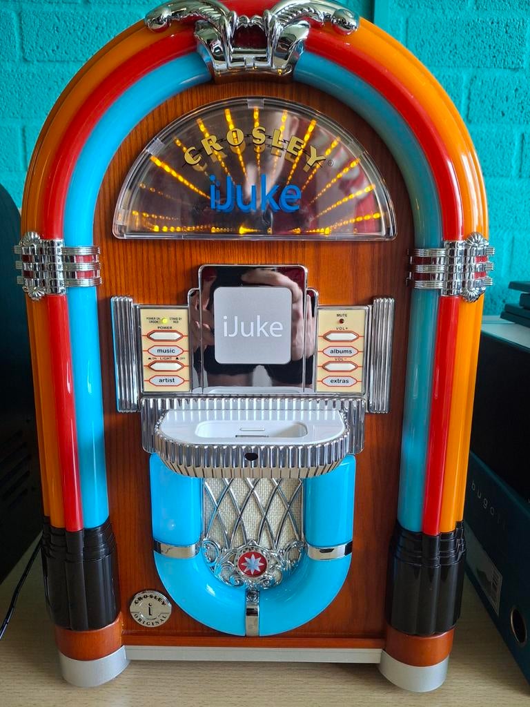 Crosley iJuke Jukebox - Retro Muziek!, Ophalen of Verzenden, Zo goed als nieuw, 1970 tot heden, Overige merken