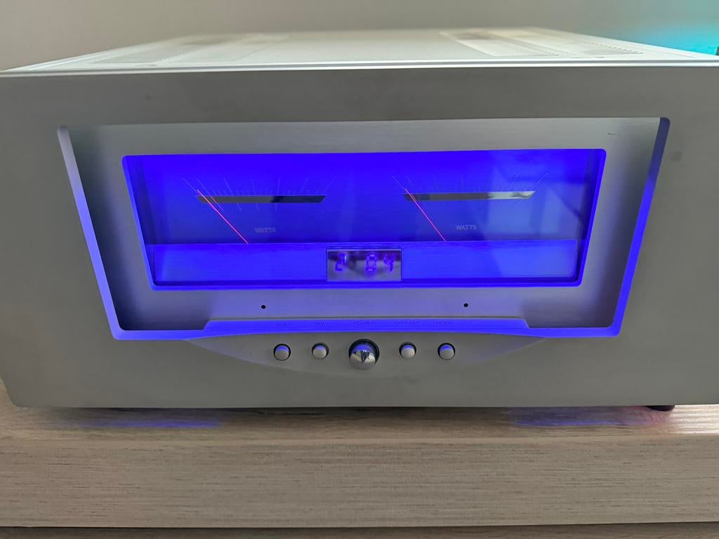 Judson klasse A versterker in rvs, Audio, Tv en Foto, Versterkers en Receivers, Zo goed als nieuw, 60 tot 120 watt, Stereo, Ophalen