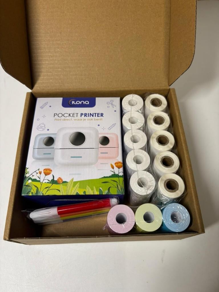 Mini Printer voor Smartphone, Computers en Software, Printers, Zwart-en-wit printen, Printer, Nieuw, Ophalen of Verzenden
