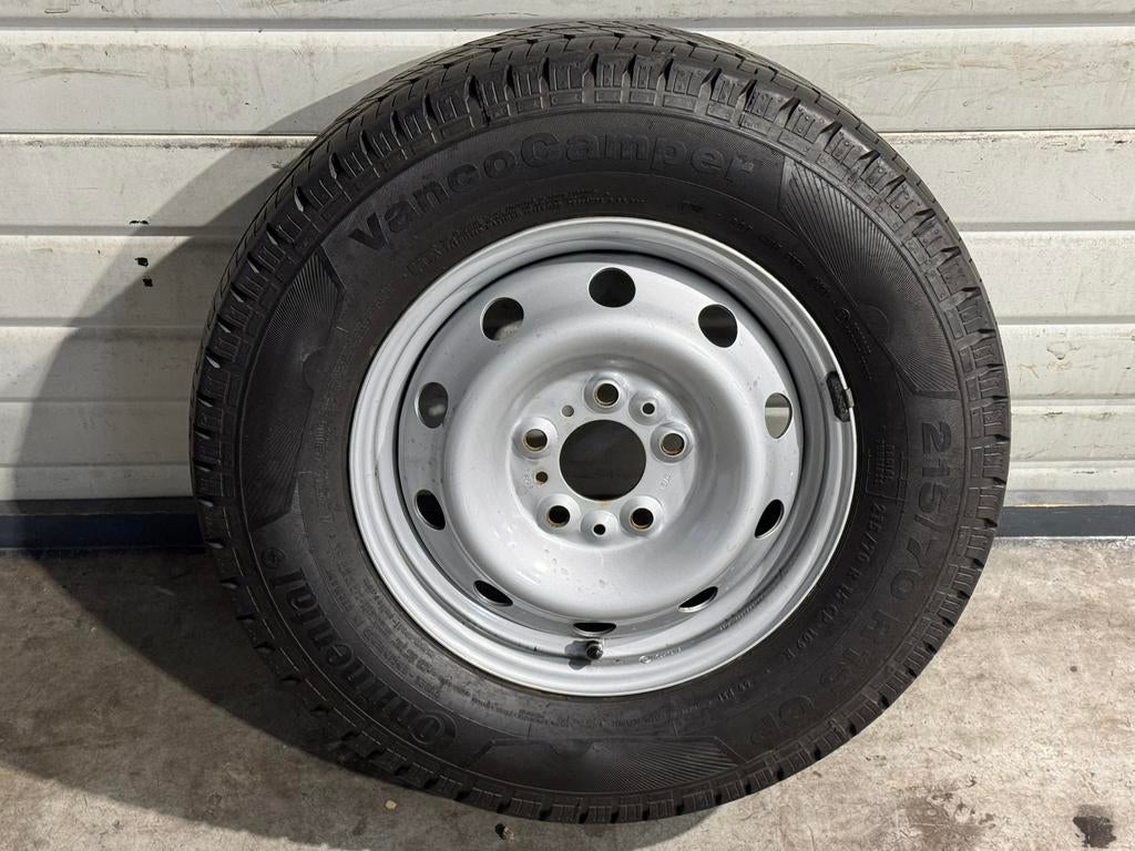 RESERVEWIEL Camper 15”- 5X118, 215/70/15 Ducato-Jumper-Boxer, Ophalen, Gebruikt
