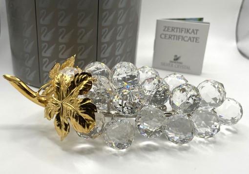 Druiventros goud 7509/150/070, Verzamelen, Swarovski, Figuurtje, Verzenden