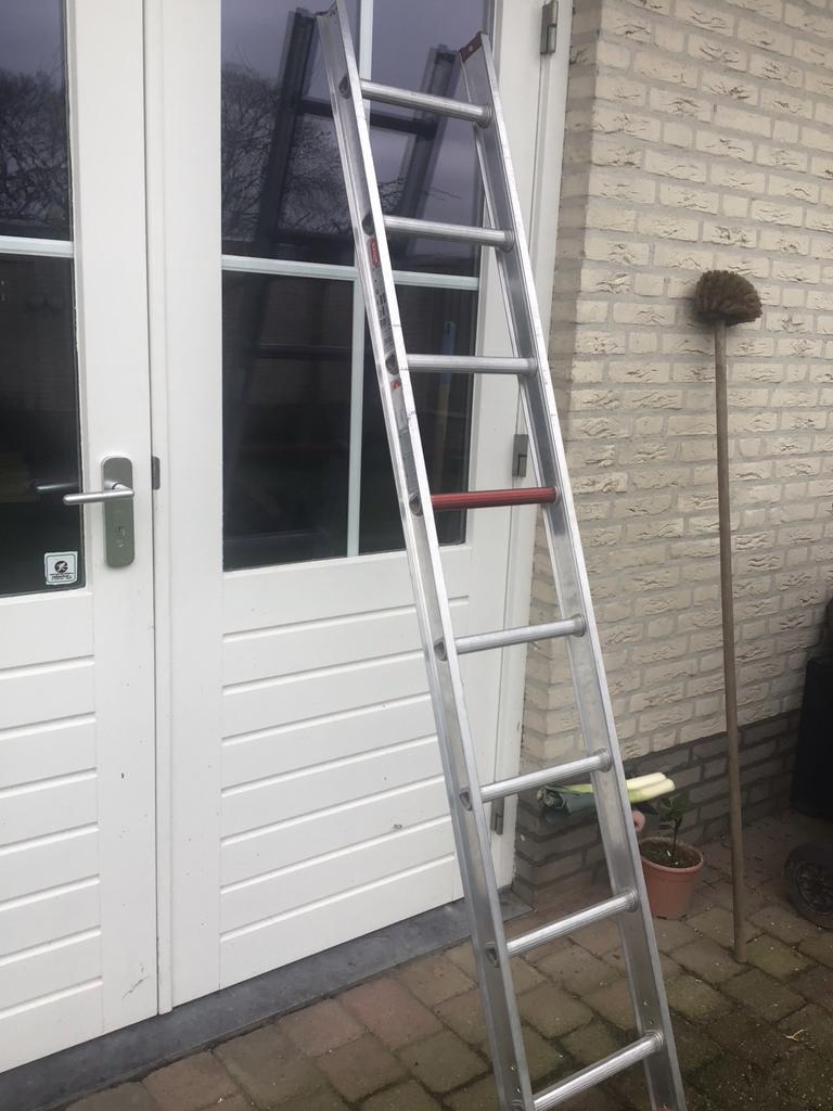 Aluminium ladder Altrex 205 cm hoog 8 trede,s, Doe-het-zelf en Verbouw, Ladders en Trappen, Ophalen, Nieuw, 4 meter of meer
